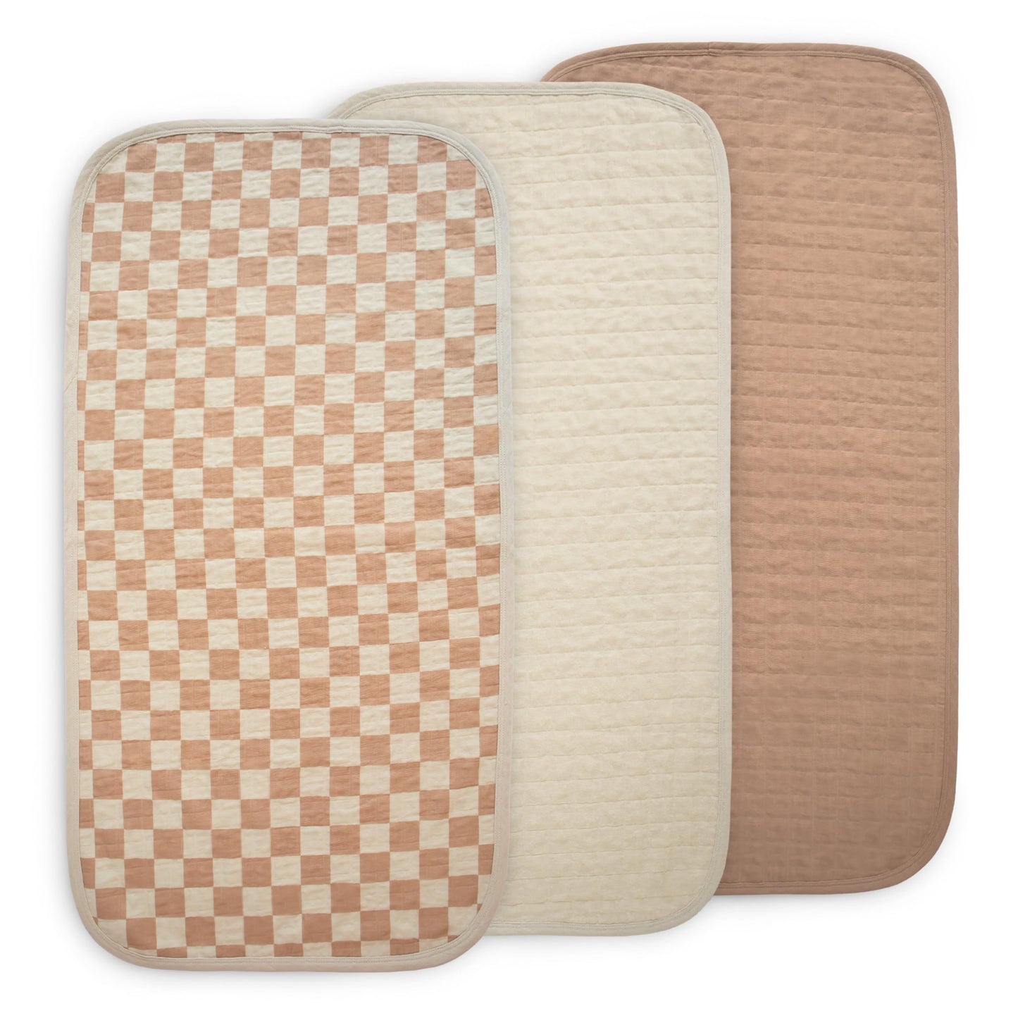 mushie: 100% Organic Cotton Waterproof Changing Pad Liners (Set of 3) - The Tribalist