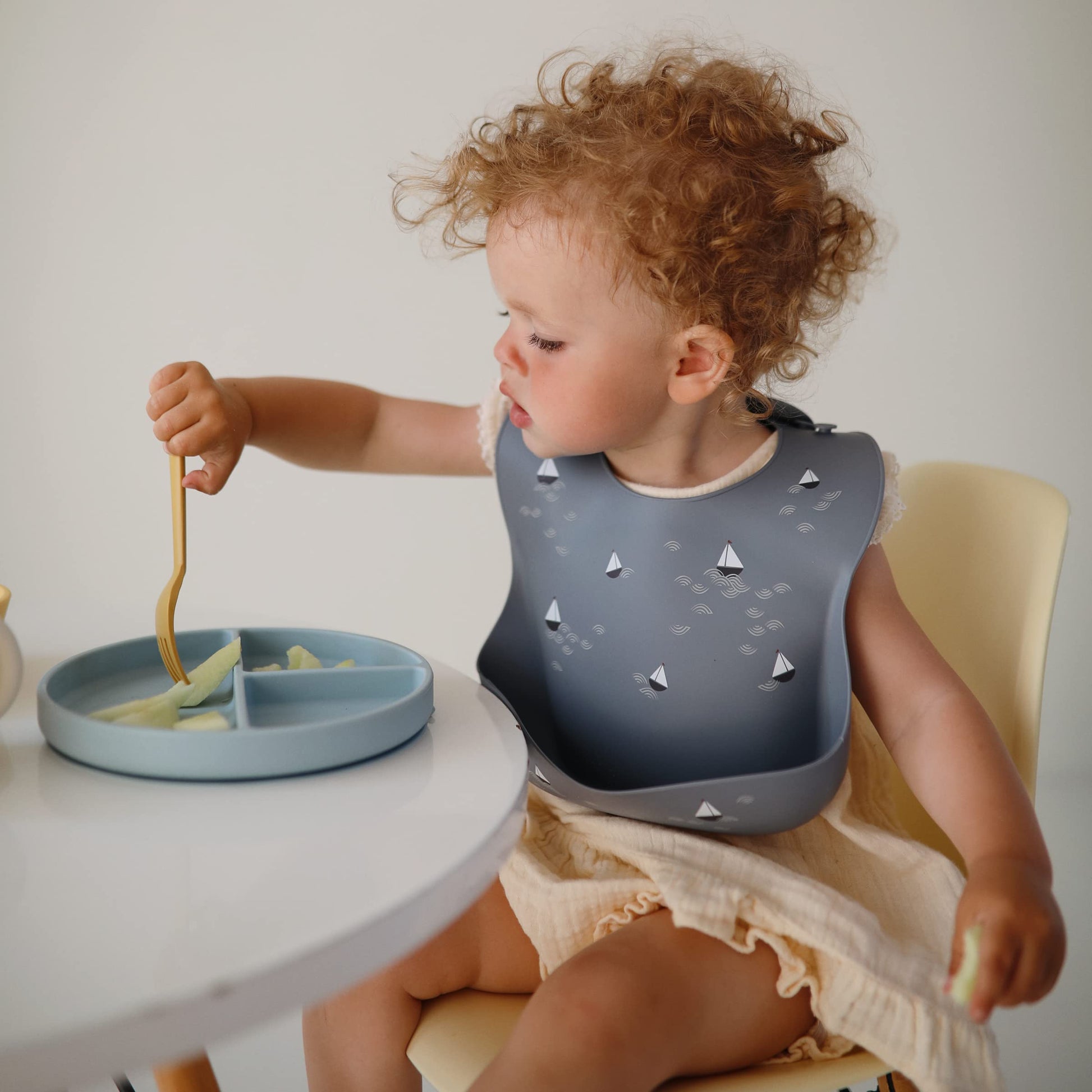 mushie: Silicone Suction Plate BPA - Free Non - Slip Design - The Tribalist