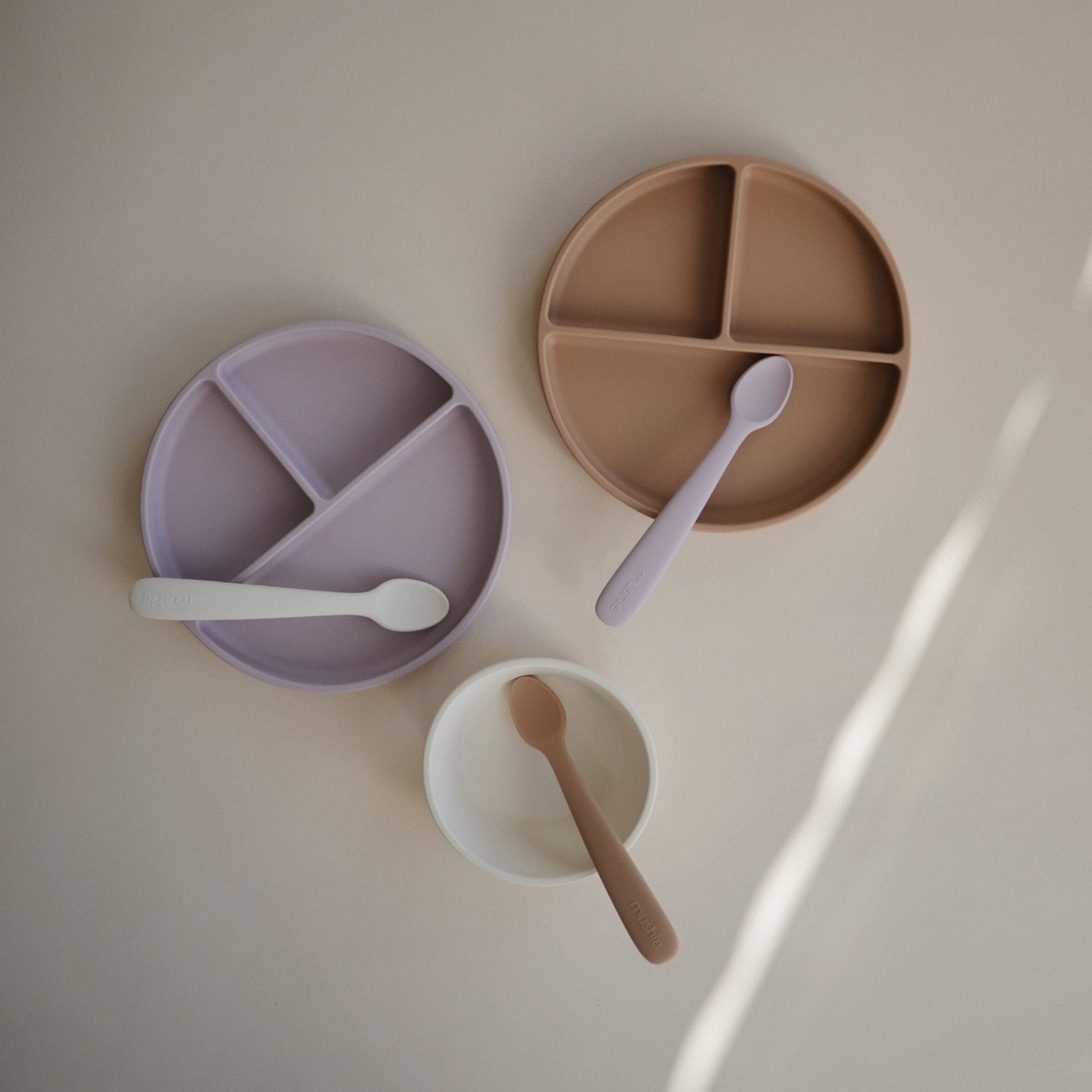 mushie: Silicone Suction Plate BPA - Free Non - Slip Design - The Tribalist