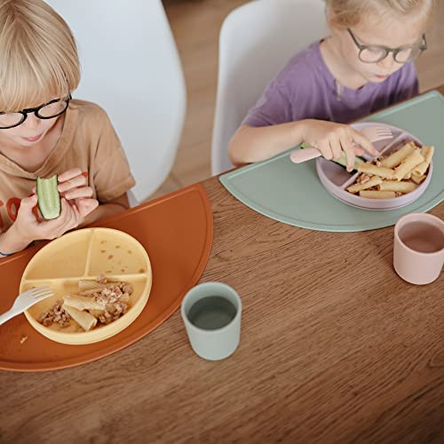 mushie: Silicone Suction Plate BPA - Free Non - Slip Design - The Tribalist