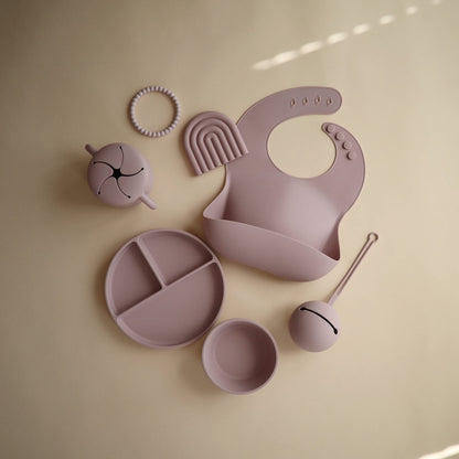 mushie: Silicone Suction Plate BPA - Free Non - Slip Design - The Tribalist