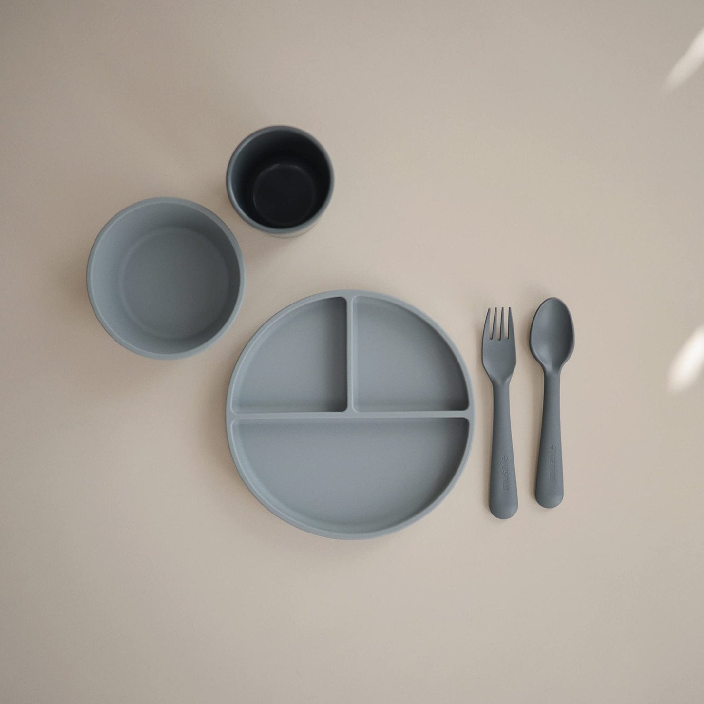 mushie: Silicone Suction Plate BPA - Free Non - Slip Design - The Tribalist