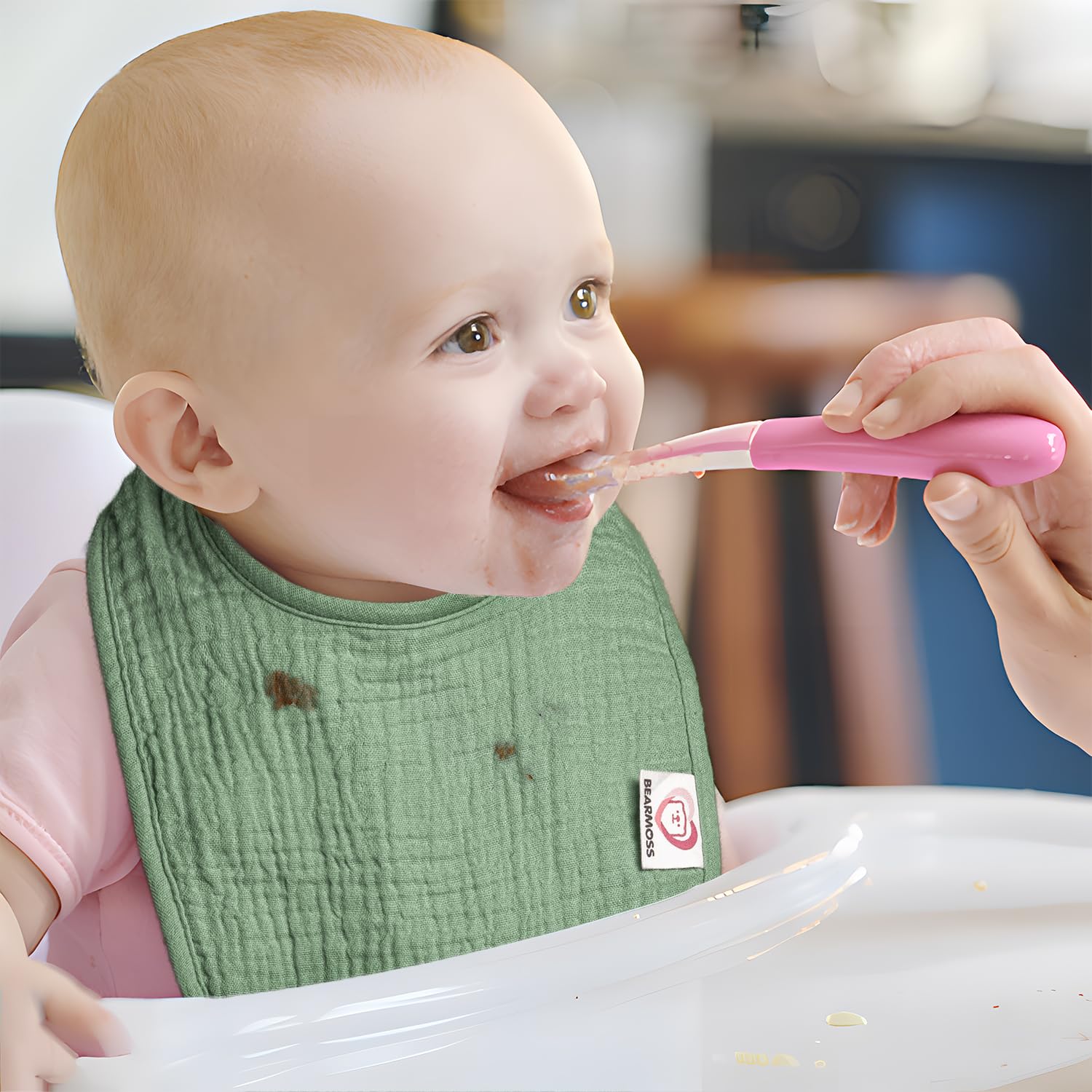 The Tribalist - Muslin: 100% Cotton Baby Drooling Bibs (Pack of 8)