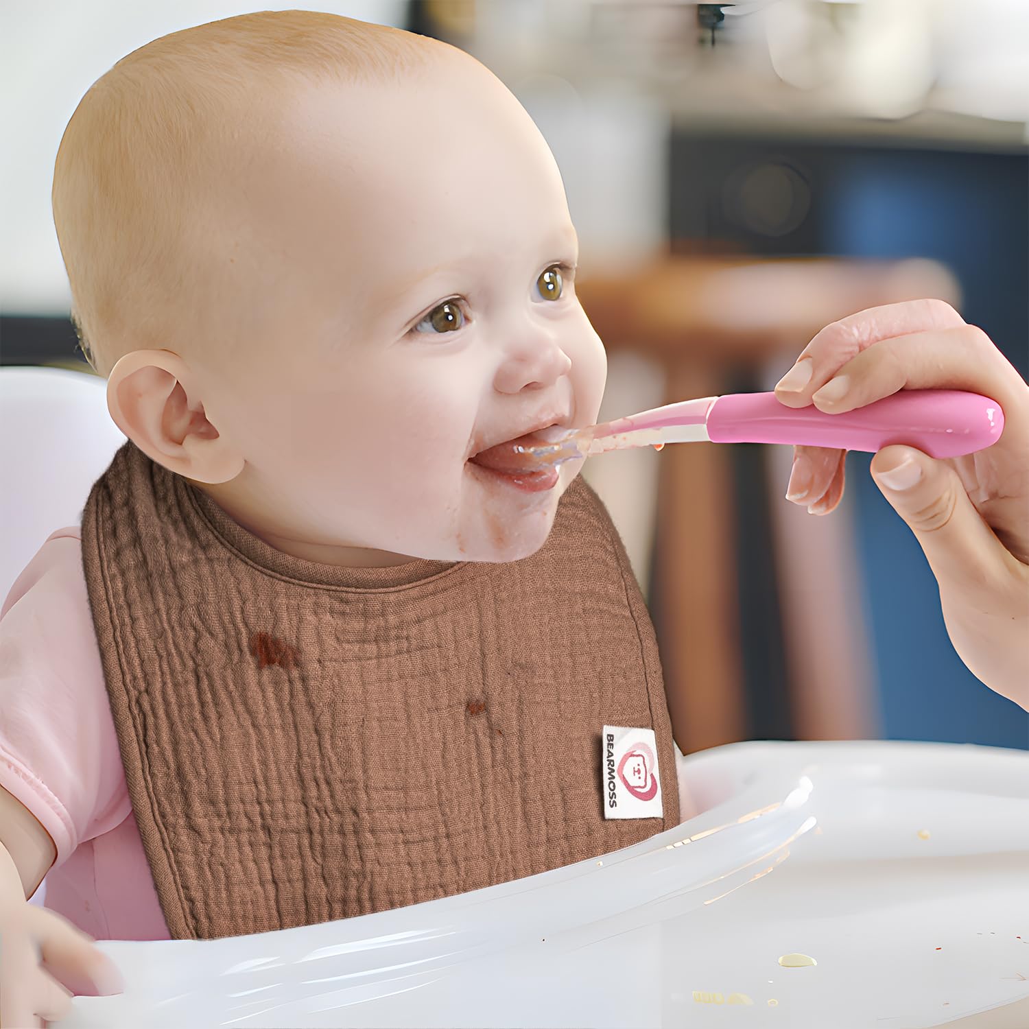 The Tribalist - Muslin: 100% Cotton Baby Drooling Bibs (Pack of 8)