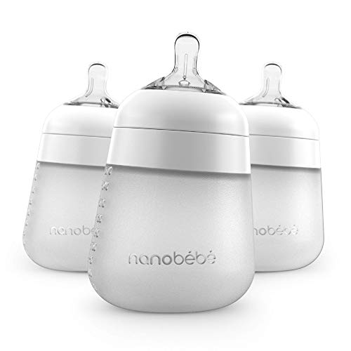 Nanobébé: Flexy Silicone Baby Bottle - Non-Collapsing Natural Feel Anti-Colic Nipple - The Tribalist