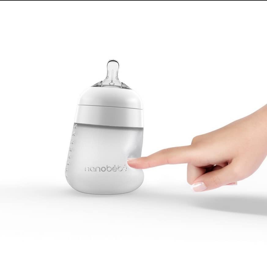 Nanobébé: Flexy Silicone Baby Bottle - Non-Collapsing Natural Feel Anti-Colic Nipple - The Tribalist