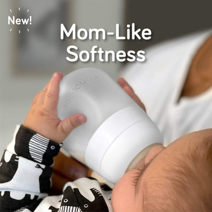 Nanobébé: Flexy Silicone Baby Bottle - Non-Collapsing Natural Feel Anti-Colic Nipple - The Tribalist