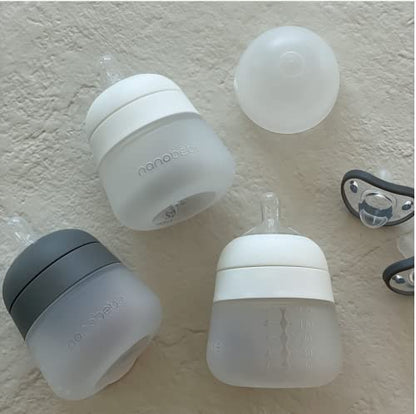 Nanobébé: Flexy Silicone Baby Bottle - Non-Collapsing Natural Feel Anti-Colic Nipple - The Tribalist