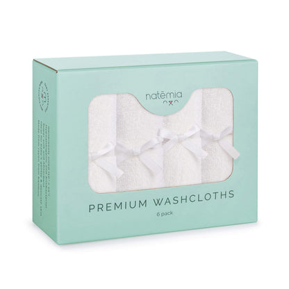 The Tribalist - Natemia Organic Baby Washcloths - 12”x12” Soft Cotton Baby Towels - Pack of 5 Multipurpose Reusable Wipes