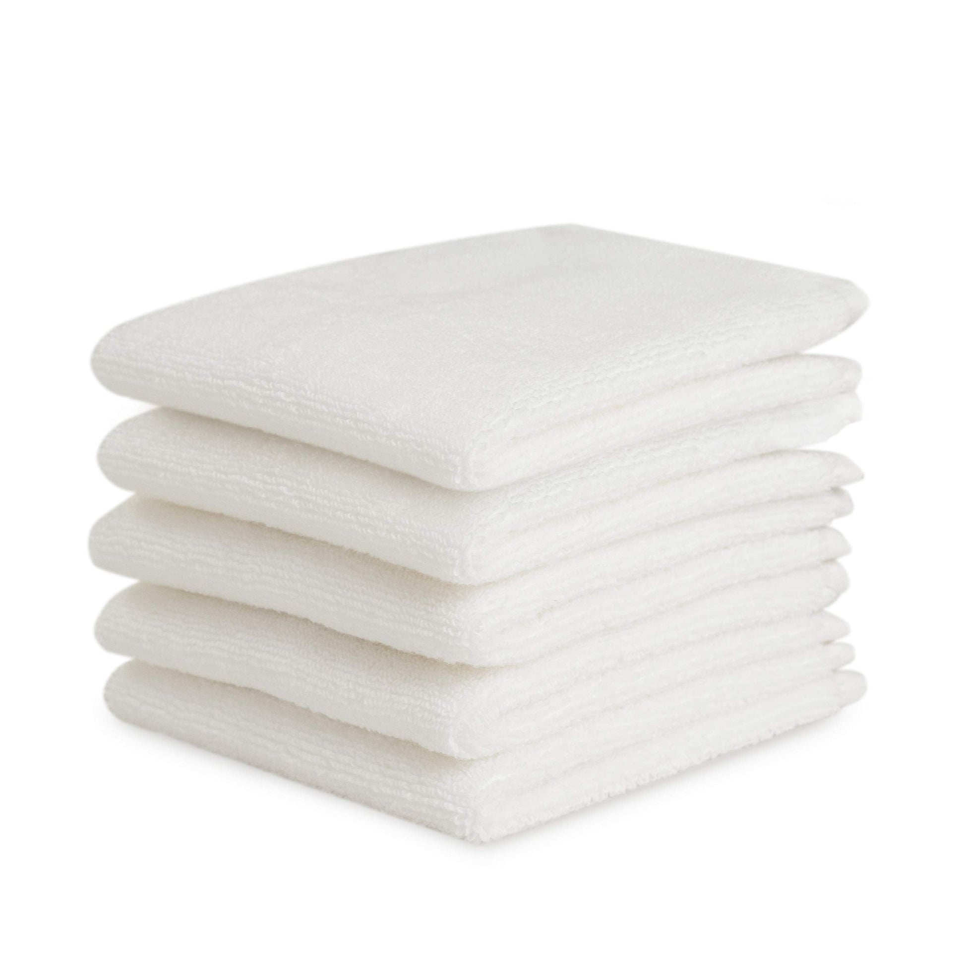 The Tribalist - Natemia Organic Baby Washcloths - 12”x12” Soft Cotton Baby Towels - Pack of 5 Multipurpose Reusable Wipes