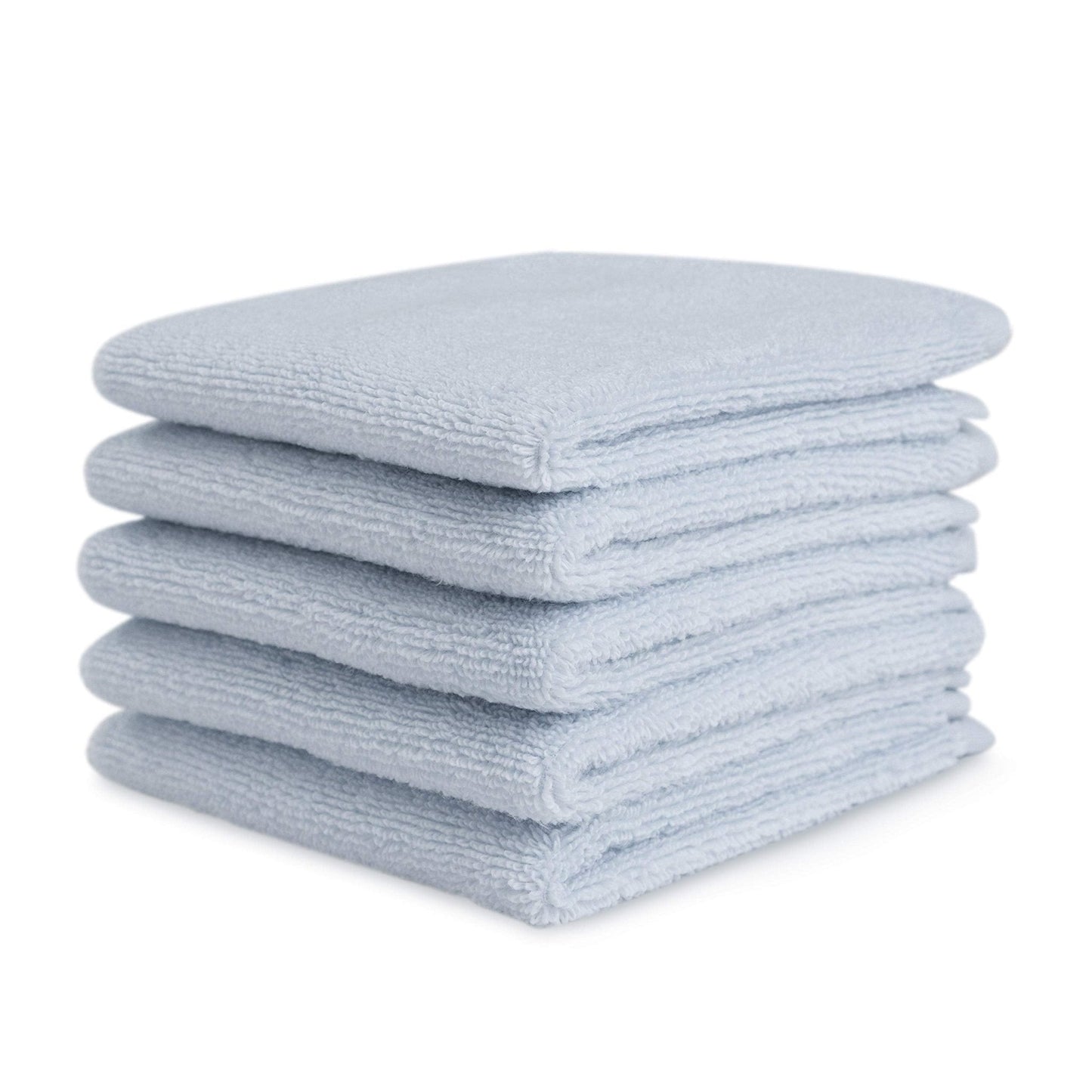 The Tribalist - Natemia Organic Baby Washcloths - 12”x12” Soft Cotton Baby Towels - Pack of 5 Multipurpose Reusable Wipes