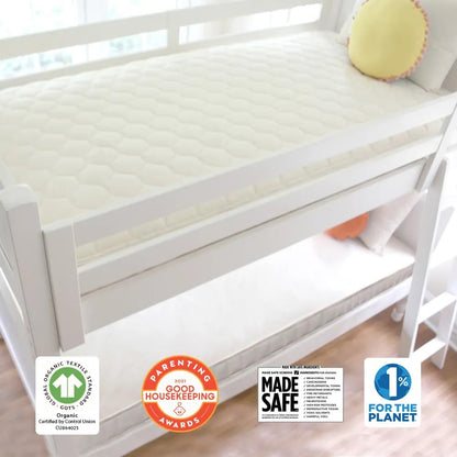 Naturepedic 2-in-1 Organic Kids Mattress - Full Mattress with Quilted Top and Waterproof Layer - The Tribalist