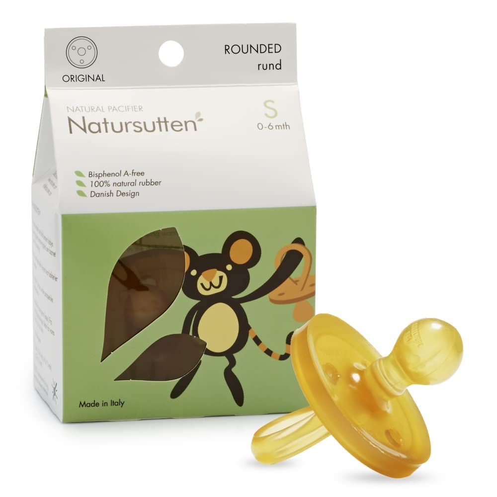 Natursutten: Natural Rubber Newborn Pacifier – BPA - Free, Soft & Safe for 0 - 6 Months - The Tribalist