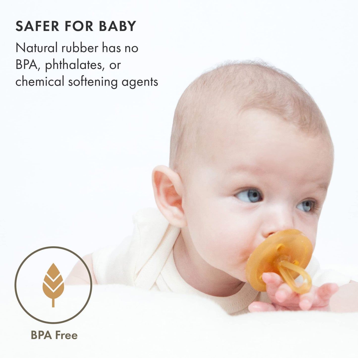 Natursutten: Natural Rubber Newborn Pacifier – BPA - Free, Soft & Safe for 0 - 6 Months - The Tribalist