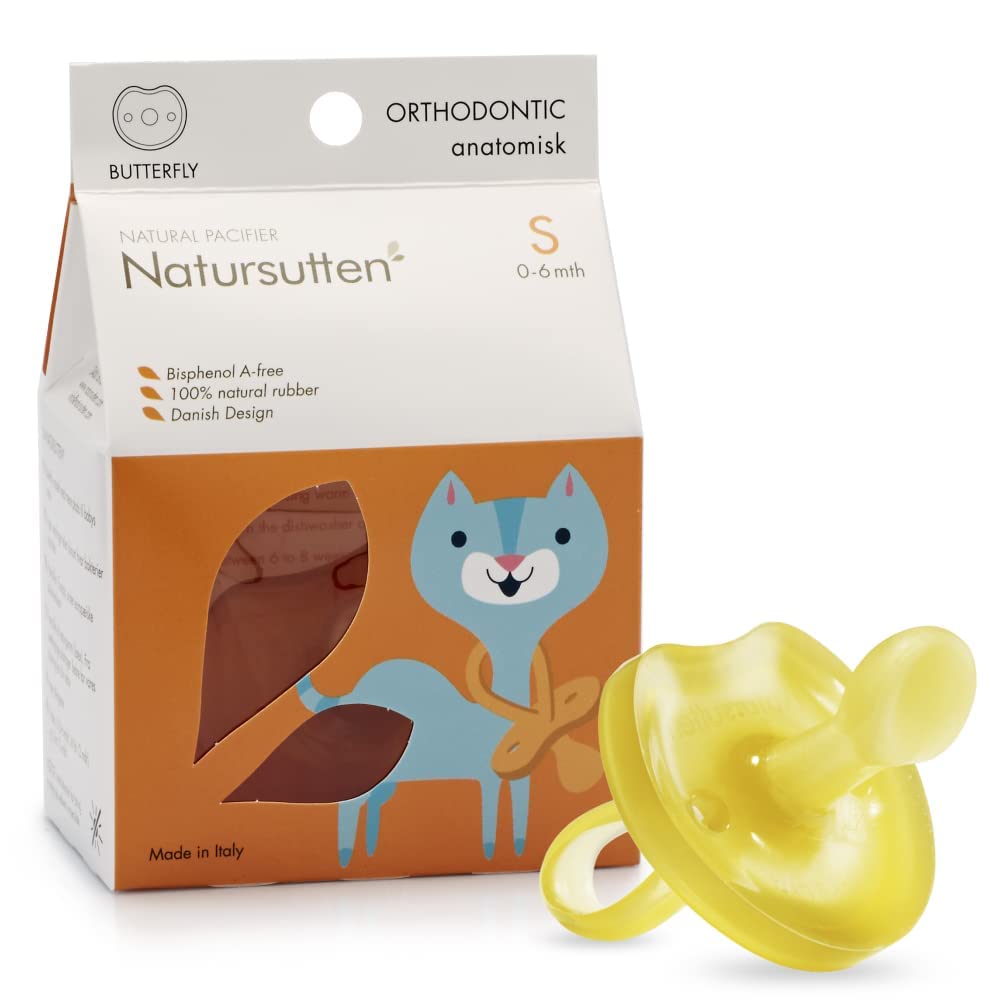 Natursutten: Natural Rubber Newborn Pacifier – BPA - Free, Soft & Safe for 0 - 6 Months - The Tribalist