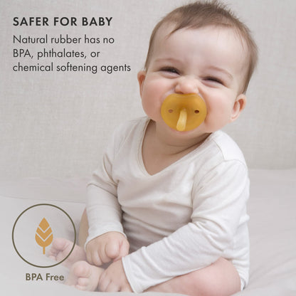 Natursutten: Natural Rubber Newborn Pacifier – BPA - Free, Soft & Safe for 0 - 6 Months - The Tribalist