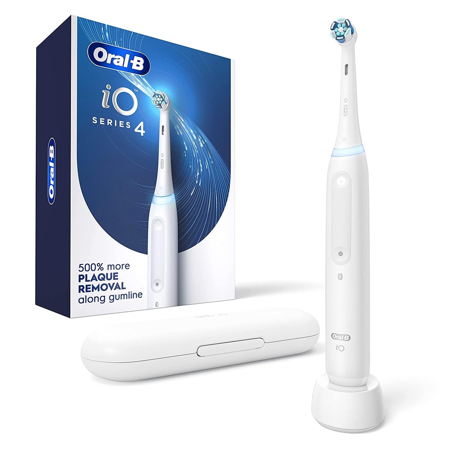 Oral-B: iO Series 4 Rechargeable Electric Toothbrush with Brush Head - The Tribalist