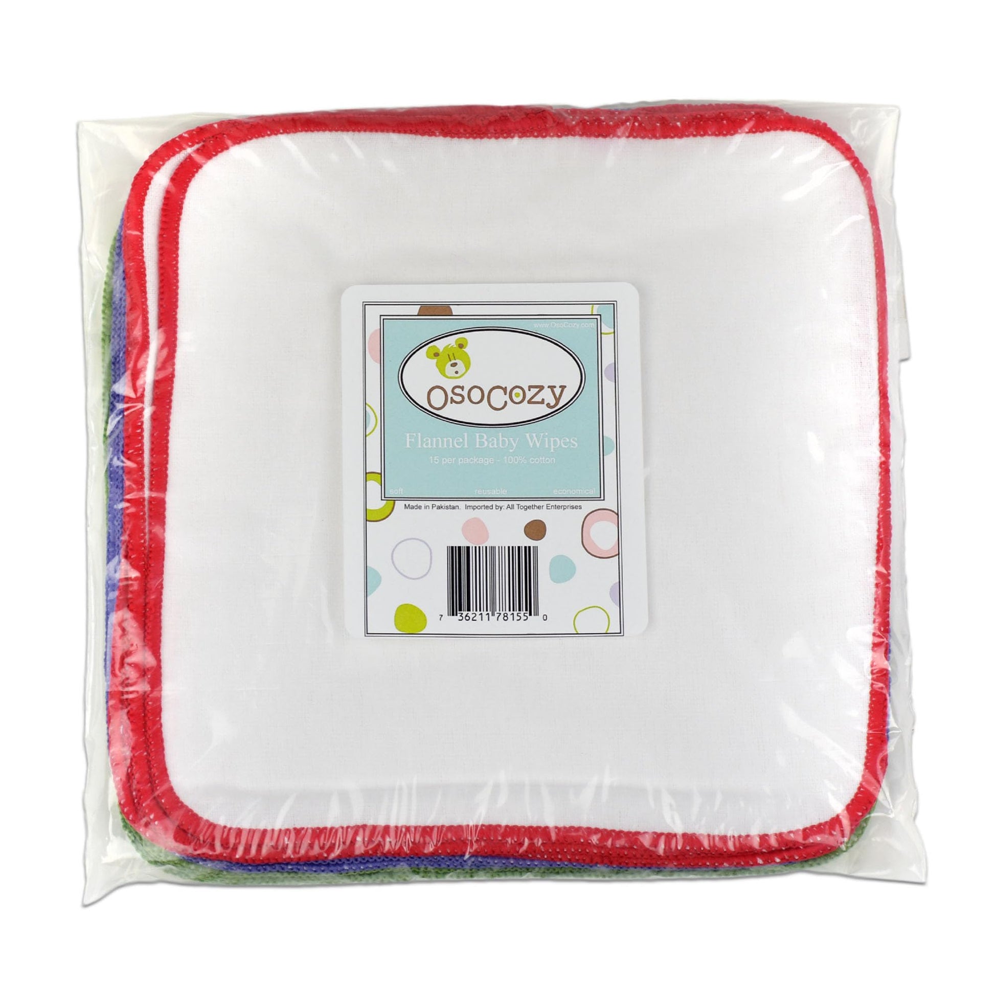 OsoCozy: Reusable and Washable Flannel Cloth Baby Wipes - The Tribalist