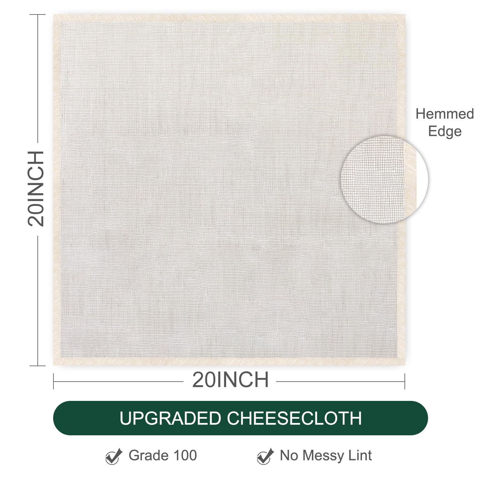 Paoeyrb: 100% Unbleached Pure Cotton Cheesecloth (Pack of 6) - The Tribalist