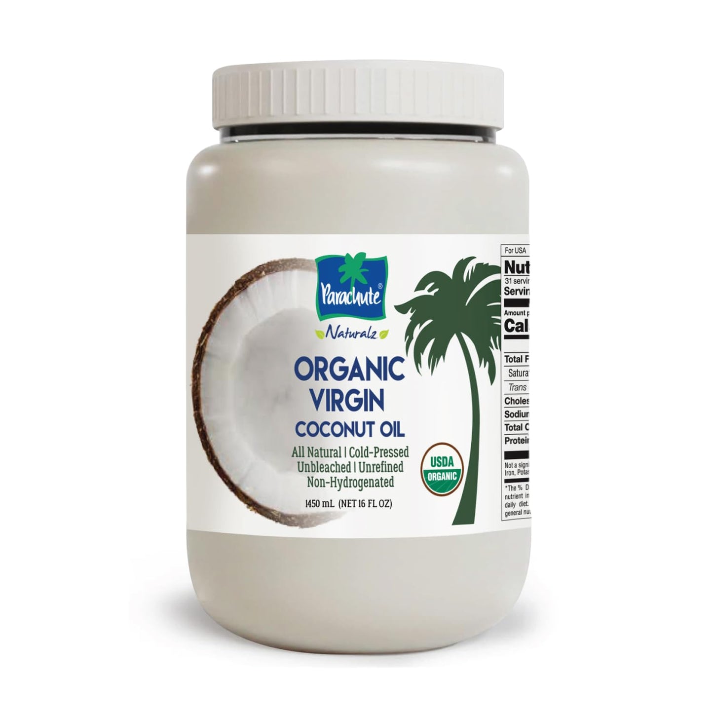 The Tribalist - Parachute: All Natural Cold-Pressed Virgin Coconut Oil B0976Y4WJ2