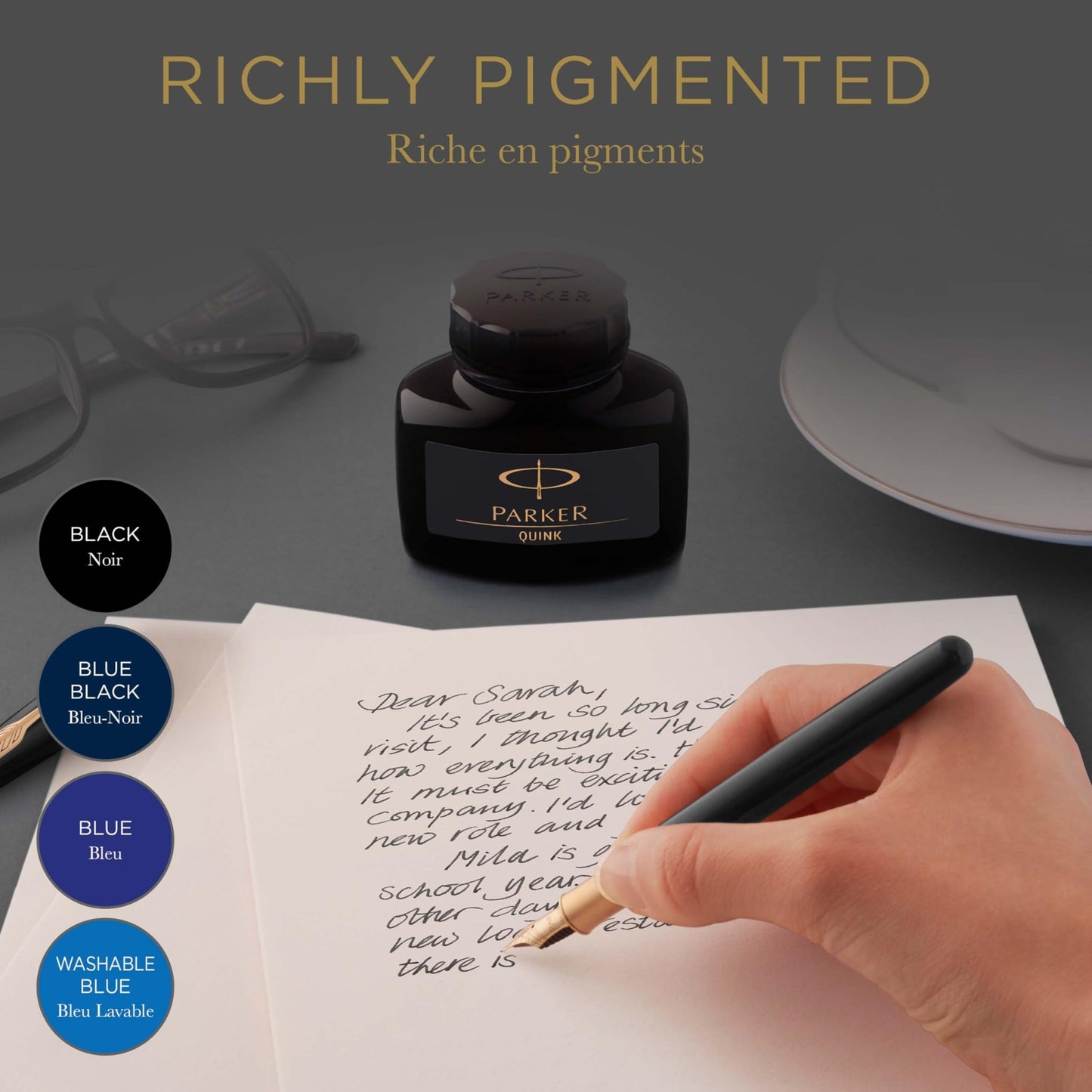 Parker: Quink Black Quick Drying Ink - The Tribalist