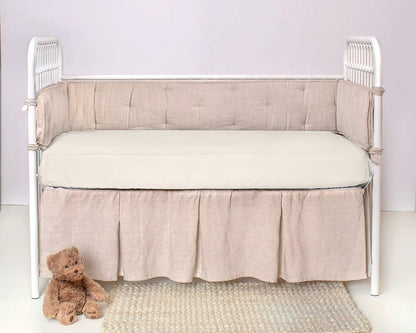 The Tribalist - PURE BAMBOO Crib Fitted Sheet (52"x28"x6") - Genuine 100% Organic Viscose Derived from Bamboo