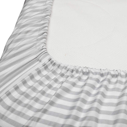 The Tribalist - PURE BAMBOO Crib Fitted Sheet (52"x28"x6") - Genuine 100% Organic Viscose Derived from Bamboo