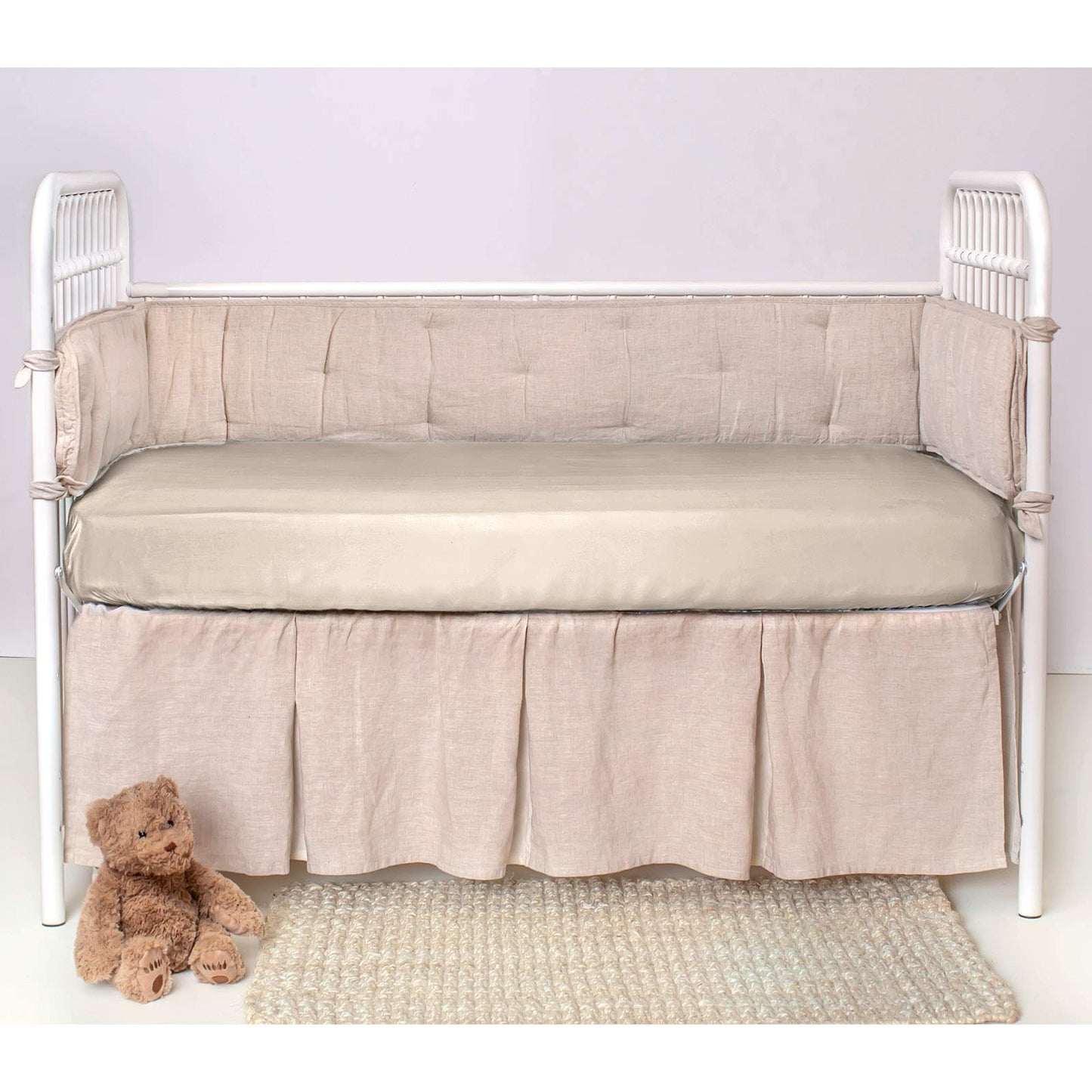 The Tribalist - PURE BAMBOO Crib Fitted Sheet (52"x28"x6") - Genuine 100% Organic Viscose Derived from Bamboo