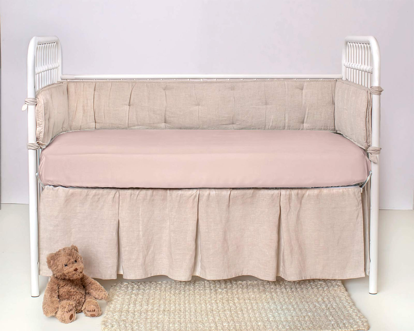 The Tribalist - PURE BAMBOO Crib Fitted Sheet (52"x28"x6") - Genuine 100% Organic Viscose Derived from Bamboo