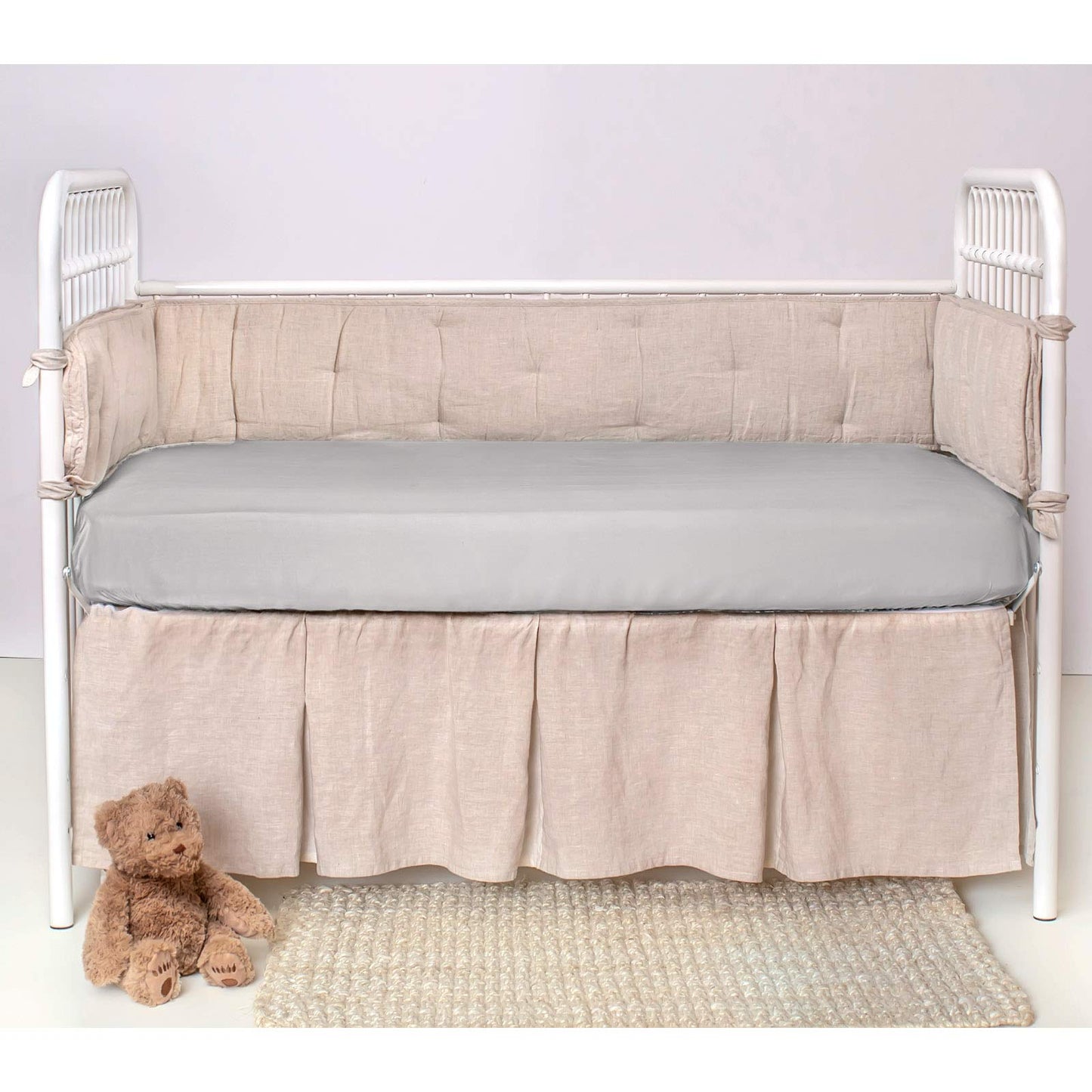 The Tribalist - PURE BAMBOO Crib Fitted Sheet (52"x28"x6") - Genuine 100% Organic Viscose Derived from Bamboo