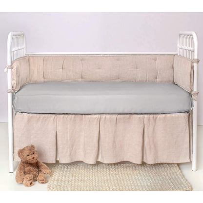 The Tribalist - PURE BAMBOO Crib Fitted Sheet (52"x28"x6") - Genuine 100% Organic Viscose Derived from Bamboo