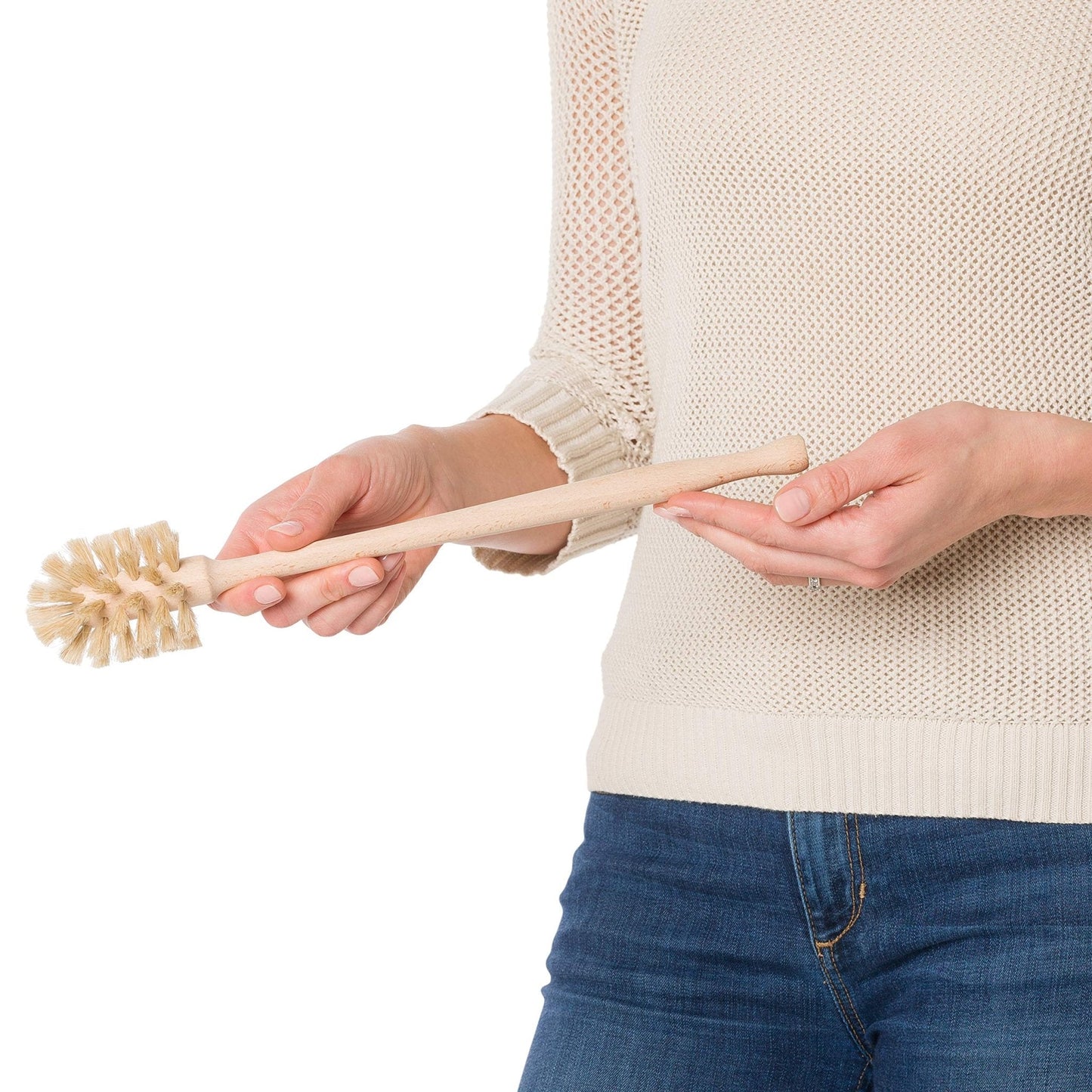 REDECKER: Bottle Brush Cleaner – Horsehair Bristles & Beechwood Handle for Bottles & Vases - The Tribalist