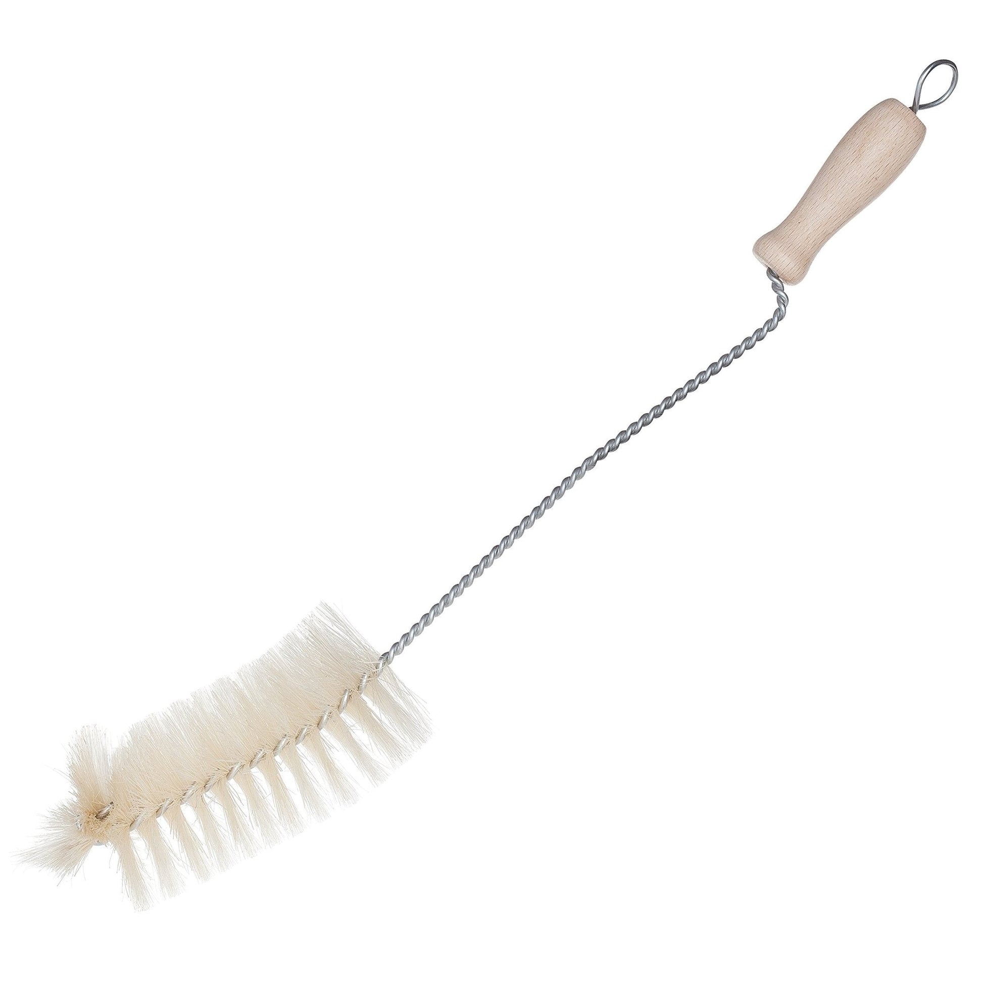 REDECKER: Natural Baby Bottle Brush Set – 12.5 Inch Beechwood Handle with Pig Bristles & Steel Wire - The Tribalist