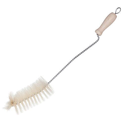 REDECKER: Natural Baby Bottle Brush Set – 12.5 Inch Beechwood Handle with Pig Bristles & Steel Wire - The Tribalist