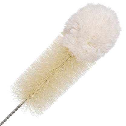 Redecker: Pig Bristle and Wool Tip Bottle Cleaning Brush Set with Wire Handles - The Tribalist