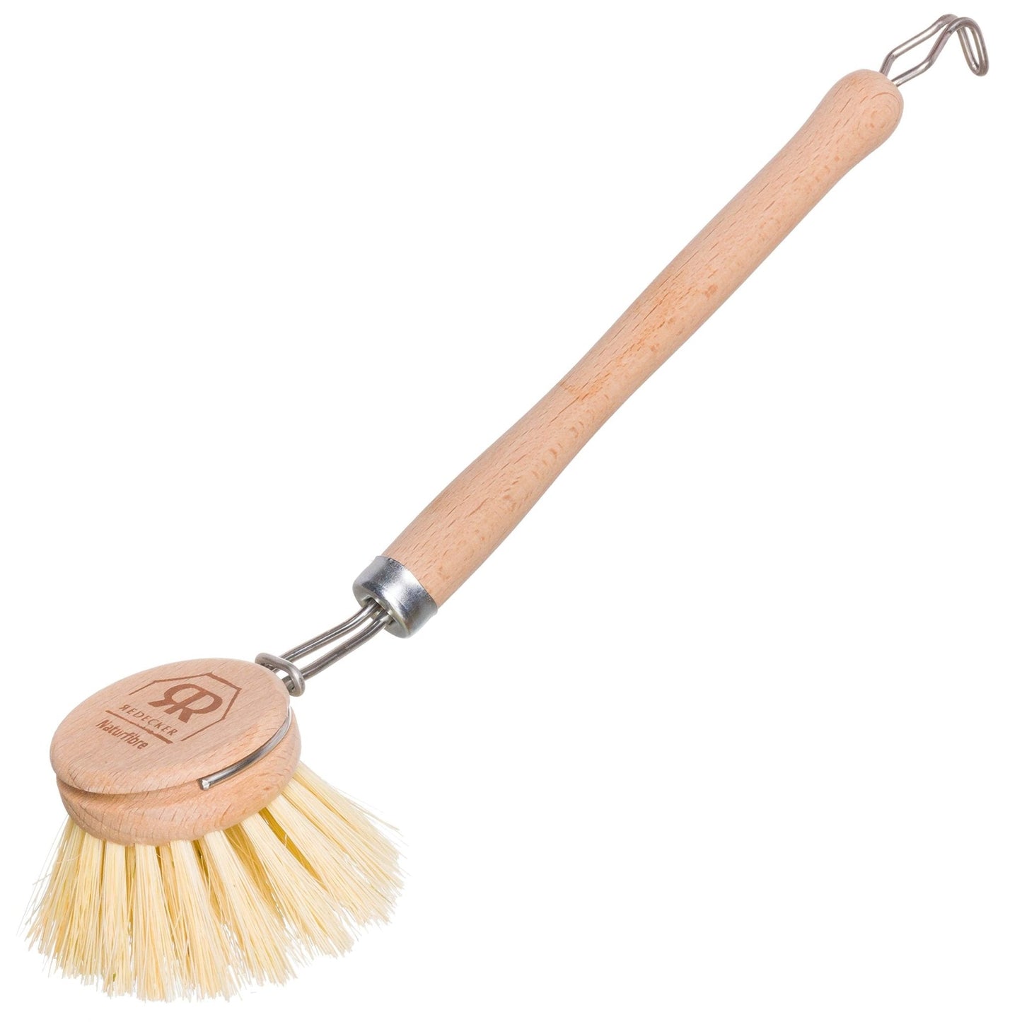 Redecker: Tampico Fiber Bristle All - Purpose Kitchen Dish Scrub Brush with Beechwood Handle - The Tribalist