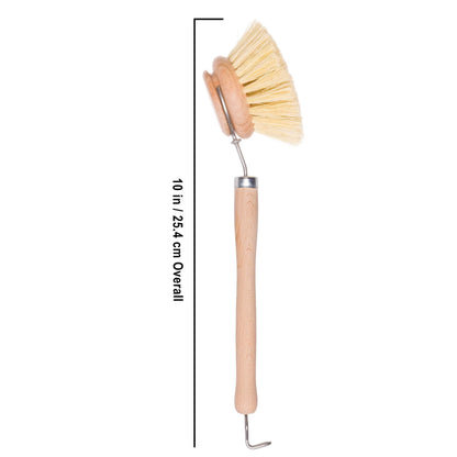 Redecker: Tampico Fiber Bristle All - Purpose Kitchen Dish Scrub Brush with Beechwood Handle - The Tribalist