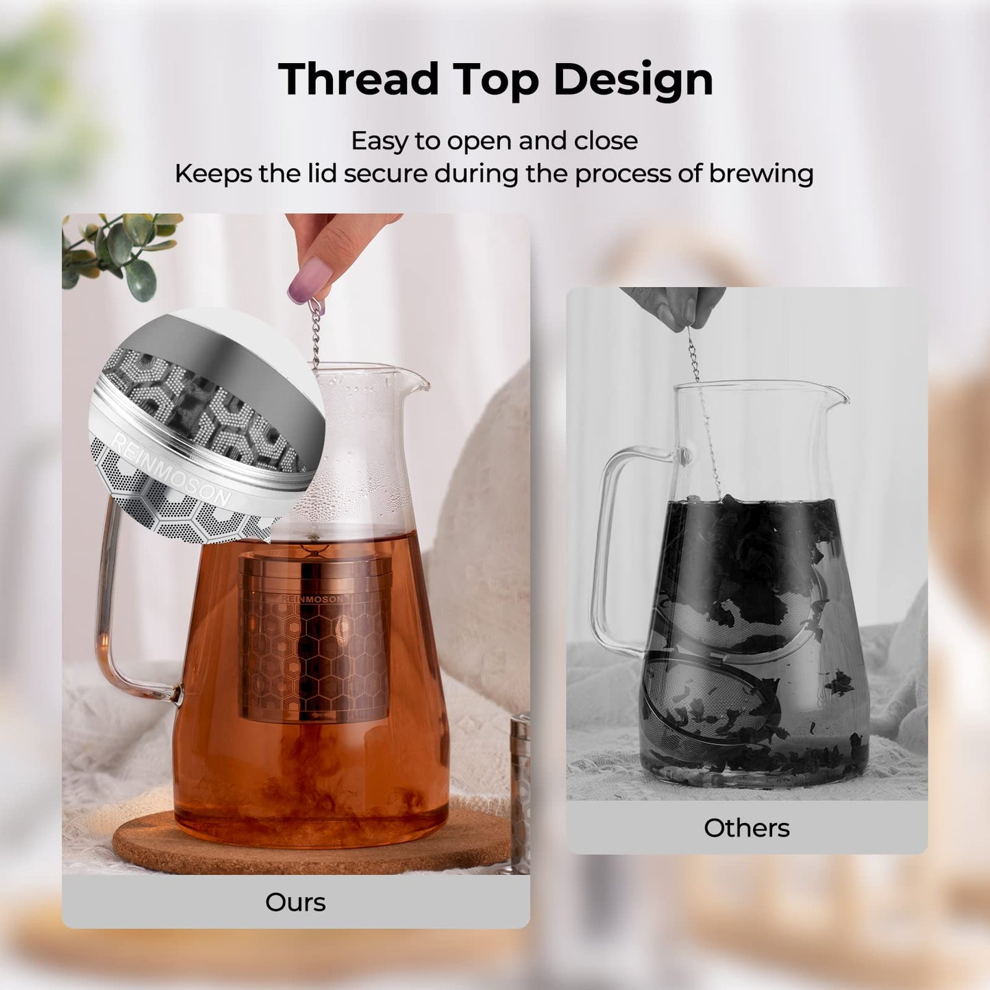 The Tribalist - Reinmoson: Extra Fine Mesh Tea Strainers Made of Stainless Steel