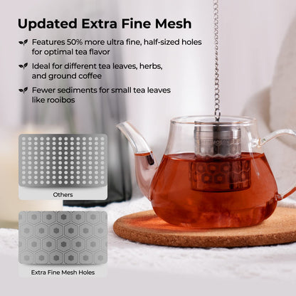 The Tribalist - Reinmoson: Extra Fine Mesh Tea Strainers Made of Stainless Steel