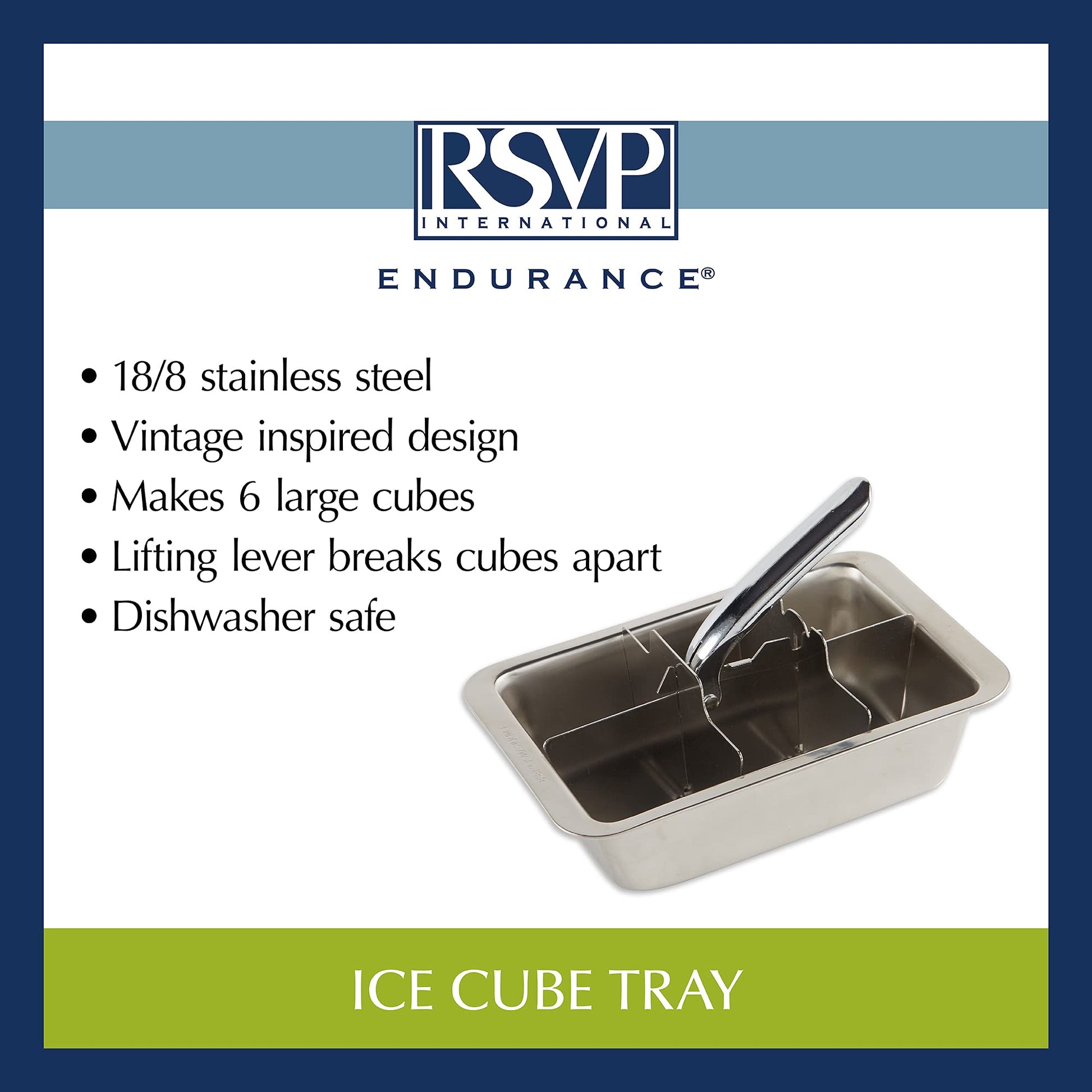 RSVP International Endurance: Vintage Inspired Ice Cube Tray - The Tribalist