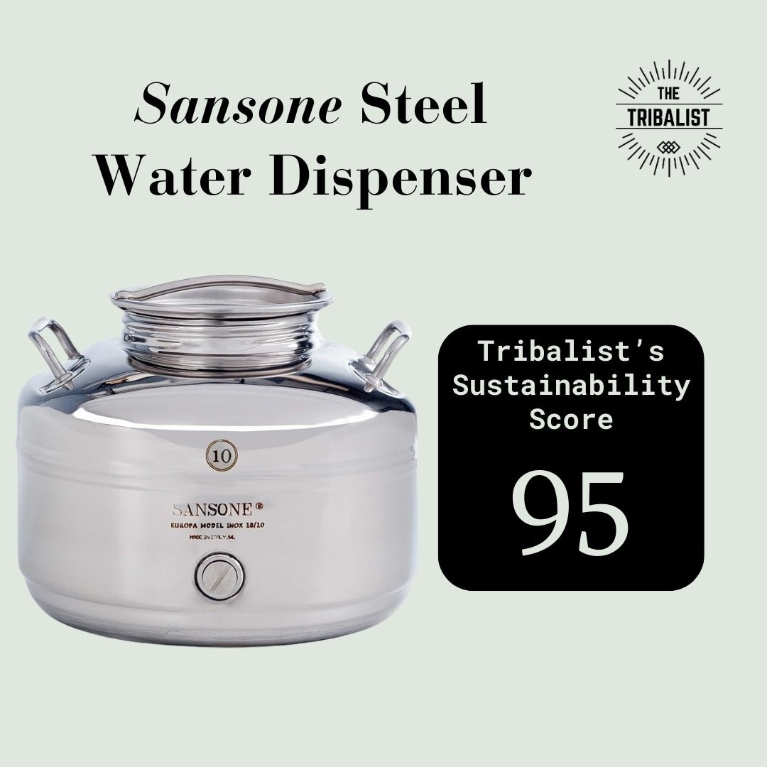 Sansone: Steel Water Dispenser, Silver - The Tribalist