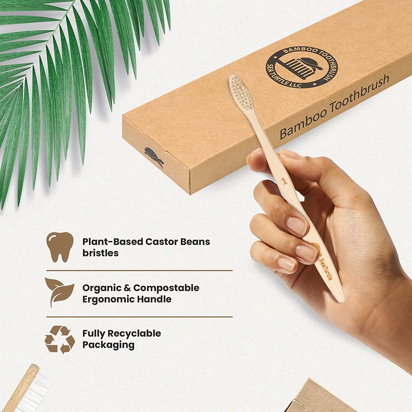 The Tribalist - Bamboo Toothbrushes | Eco-Friendly Dental Oceanic Sea Turtles