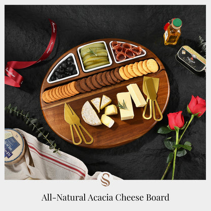 The Tribalist - Shanik: Premium Acacia Wood Cheese Board