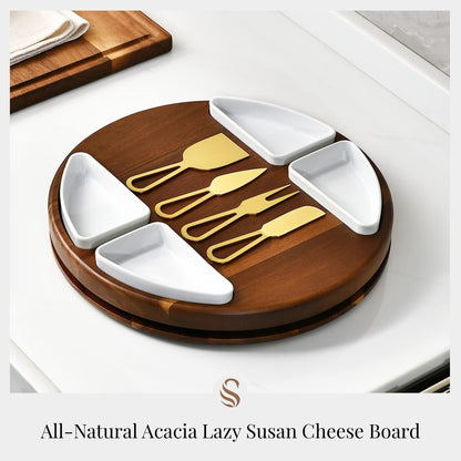 The Tribalist - Shanik: Premium Acacia Wood Cheese Board