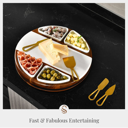 The Tribalist - Shanik: Premium Acacia Wood Cheese Board