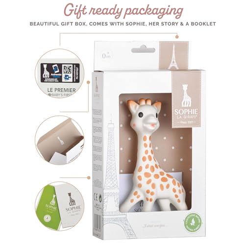 Sophie la Girafe: Teething Toy – Handcrafted Natural Rubber, Awakens 5 Senses, Easy to Clean - The Tribalist