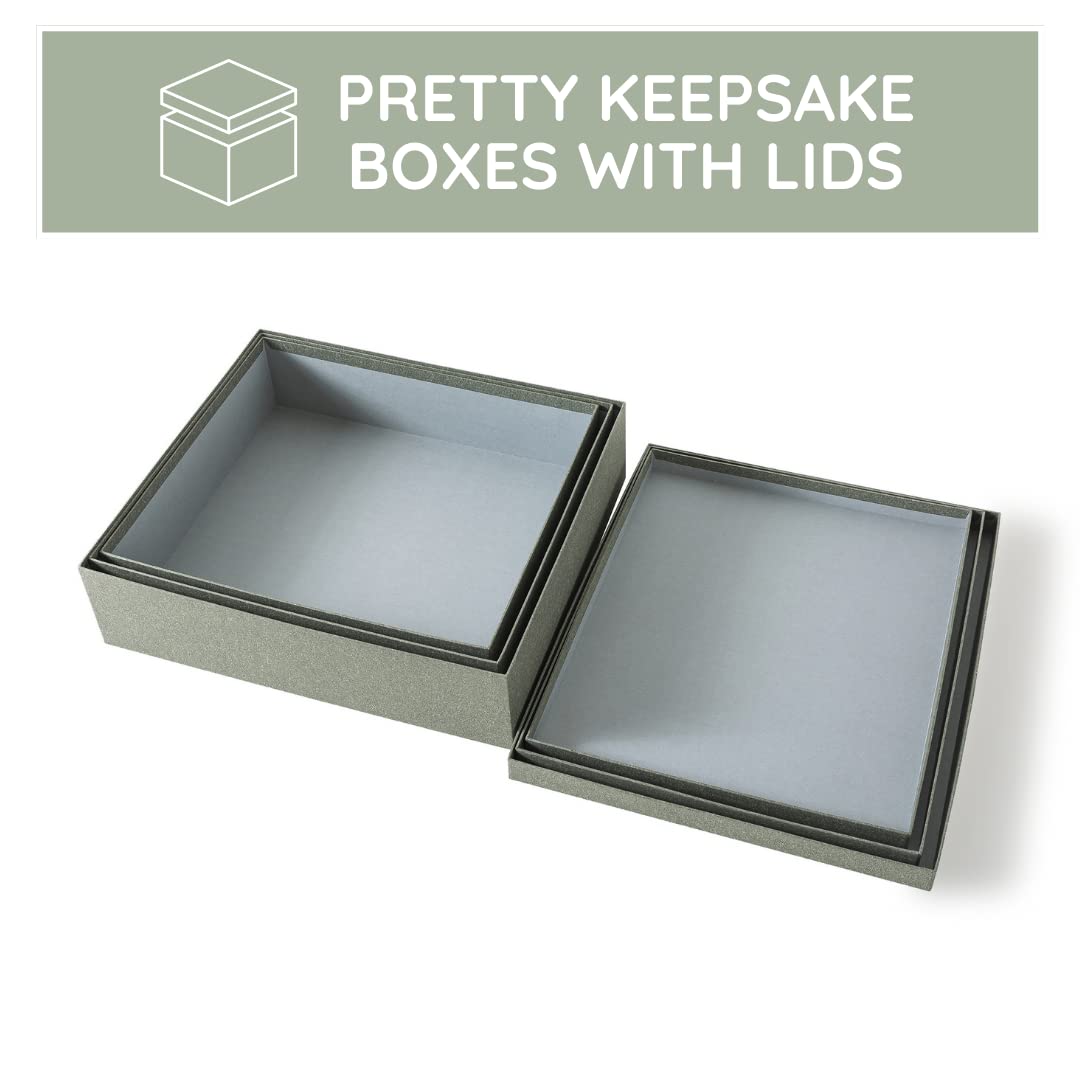 Soul & Lane: Paper Storage Boxes with Lids - from Premium Kraft Paper (Pack of 3) - The Tribalist