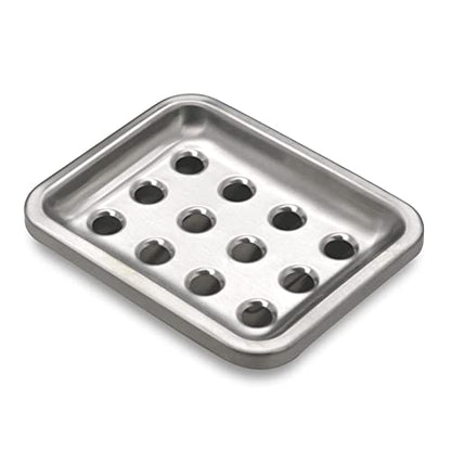 SPARRO: Double Layer Stainless Steel Soap Holder with Draining Tray - The Tribalist