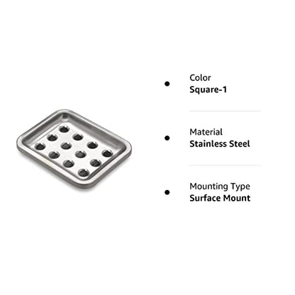 SPARRO: Double Layer Stainless Steel Soap Holder with Draining Tray - The Tribalist