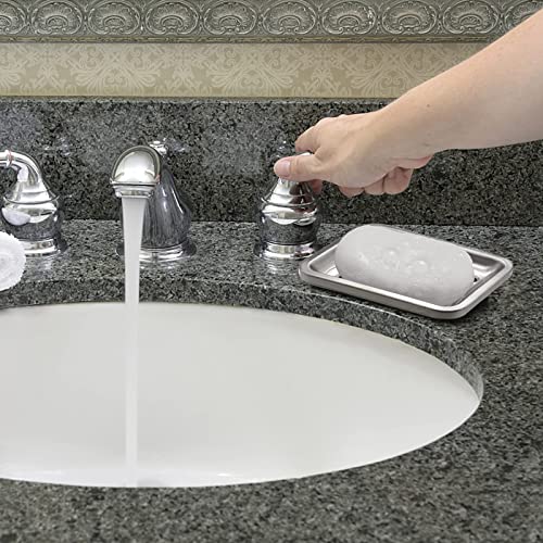 SPARRO: Double Layer Stainless Steel Soap Holder with Draining Tray - The Tribalist